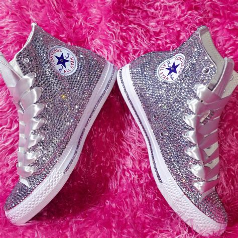 converse sparkly sneakers.